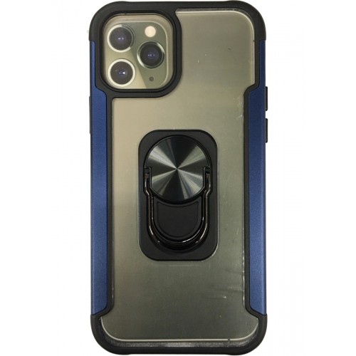 iPhone 13 Pro Max/iPhone 12 Pro Max Clear Ring Case Blue